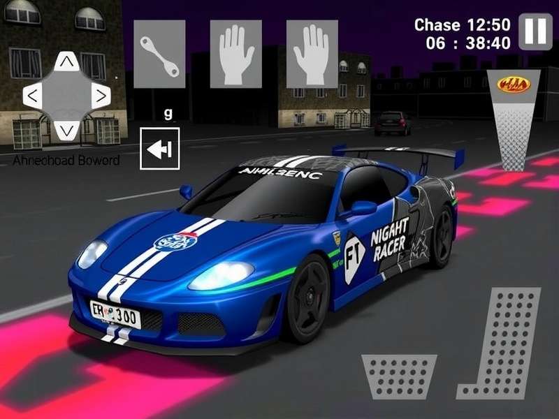 Ahmedabad Night Racer game screenshot